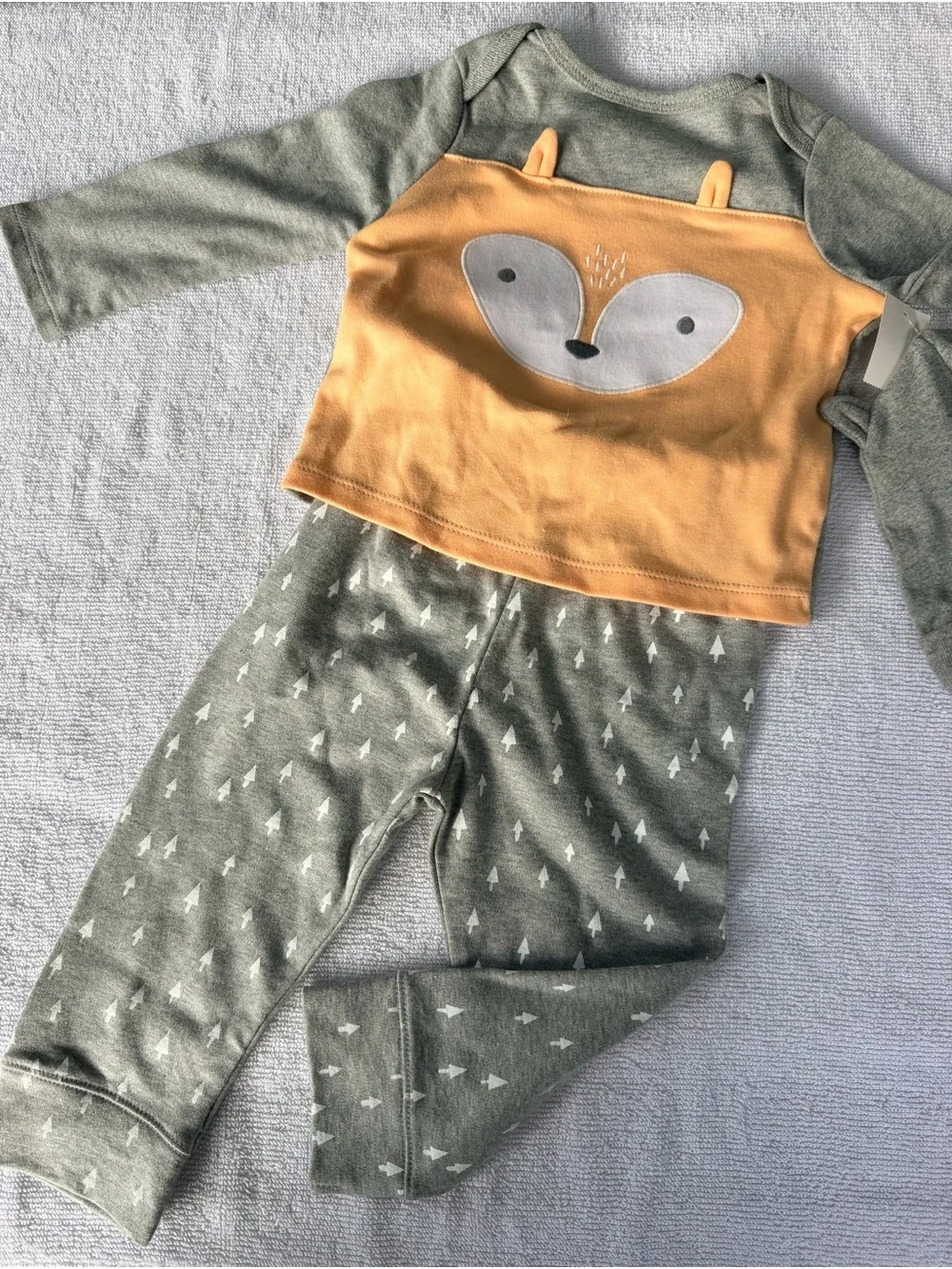 cloud island Fox Face Three-Piece Set